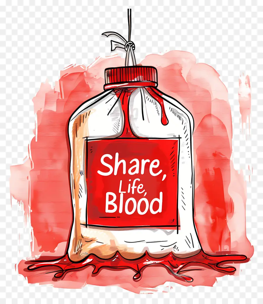 Mundial Do Doador De Sangue Dia，Saco Vermelho PNG