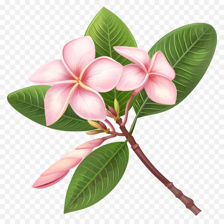 Flor Da Plumeria Rosa，Frangipani PNG