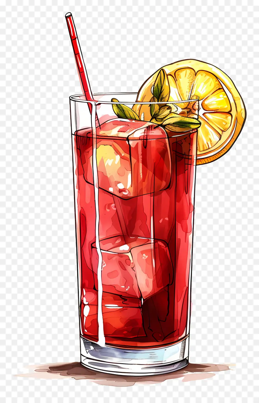 Cocktail Vermelho，Licor Vermelho PNG
