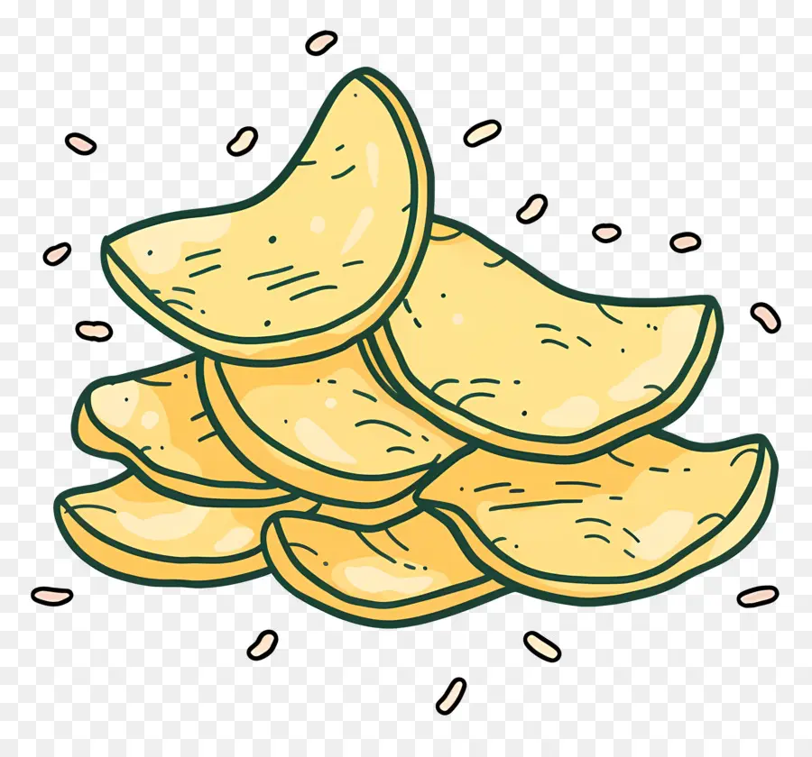 Batata Chips，Lanche PNG