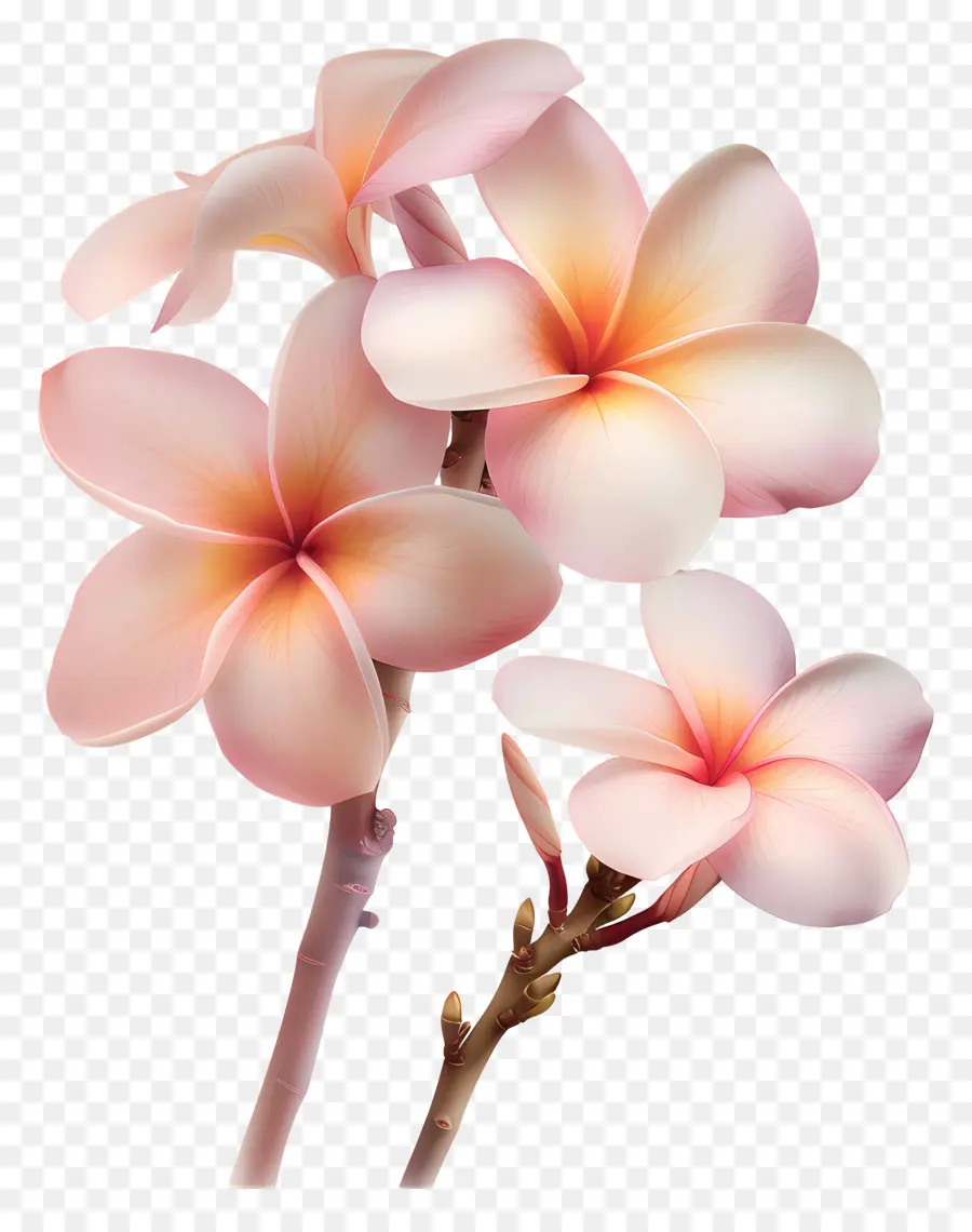 Flor Da Plumeria Rosa，Flores De Plumeria PNG