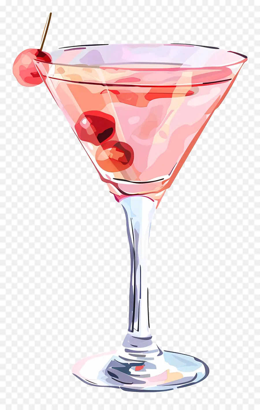 Cor De Rosa Cocktail，Cocktail Vermelho PNG