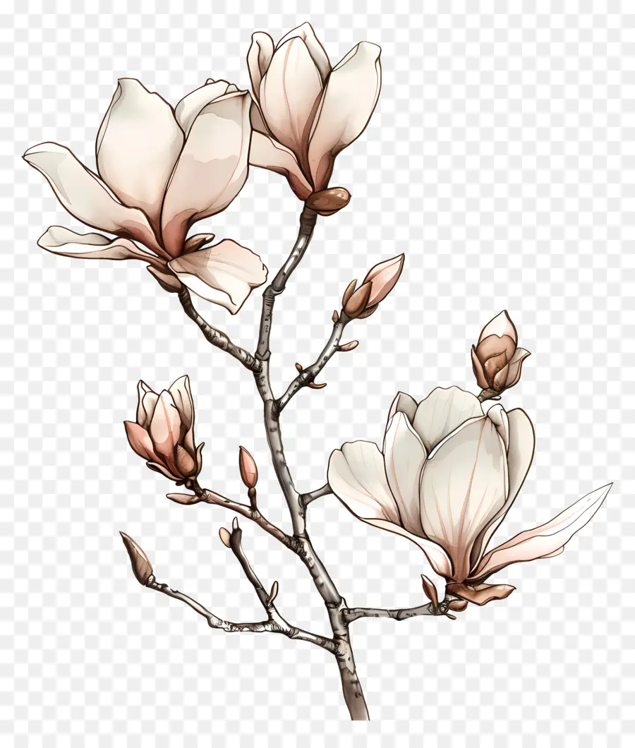 Magnolia Flores，Magnólia PNG