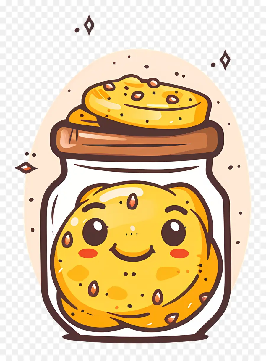 Cookie Jar，Cookie De Desenho Animado PNG