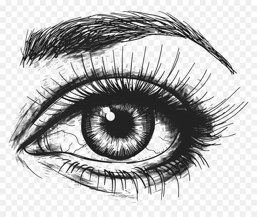 Olho Aberto，Anatomia Do Olho PNG