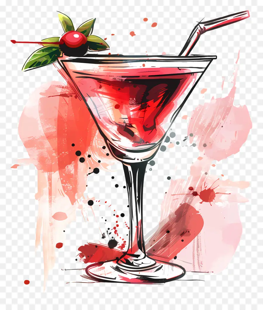 Cocktail Vermelho，Vinho Tinto PNG