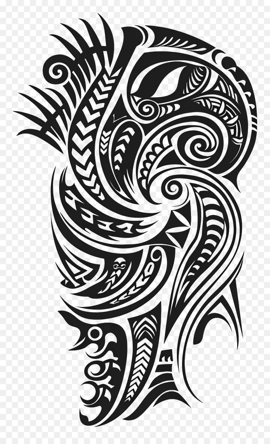 Tatuagem Maori，Silhueta PNG
