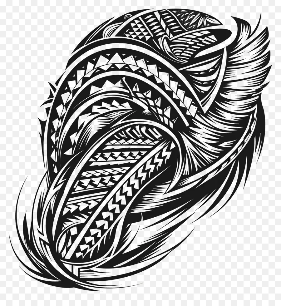 Polinésia Tatuagem，Design De Tatuagem Tribal PNG