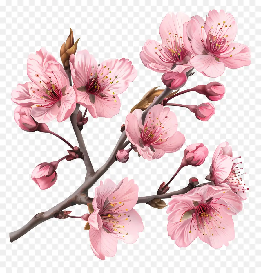 Sakura Flores，árvore De Sakura PNG