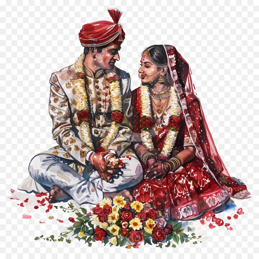 Casamento Hindu，Casamento Indiano PNG