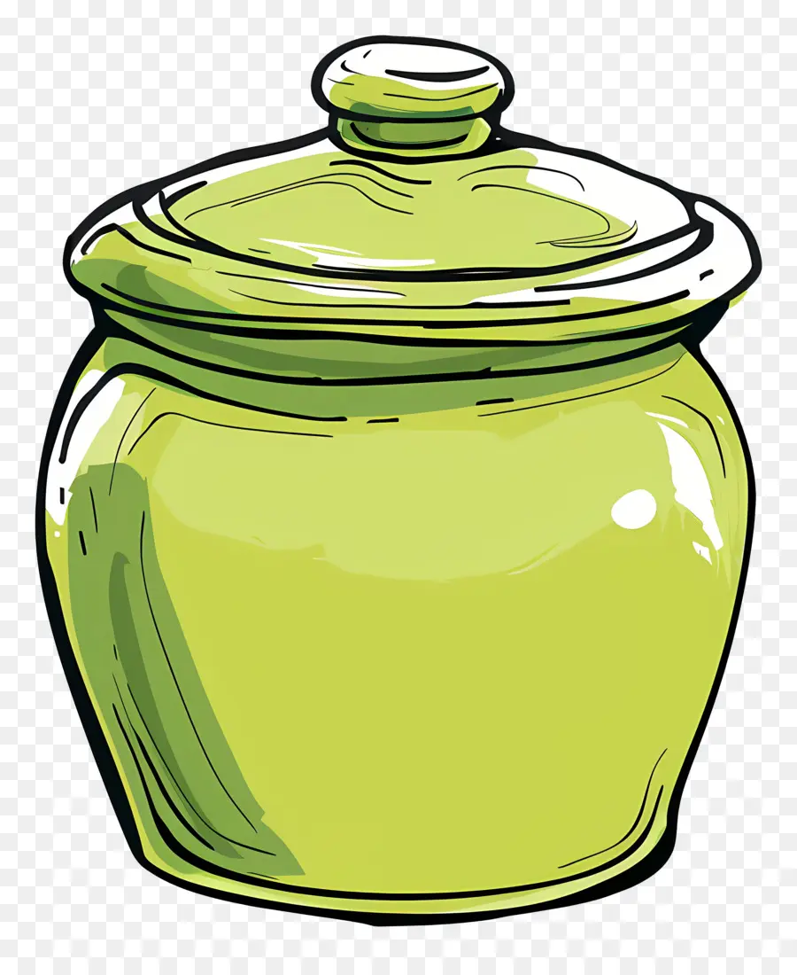 Cookie Jar，Pote Verde De Limão PNG