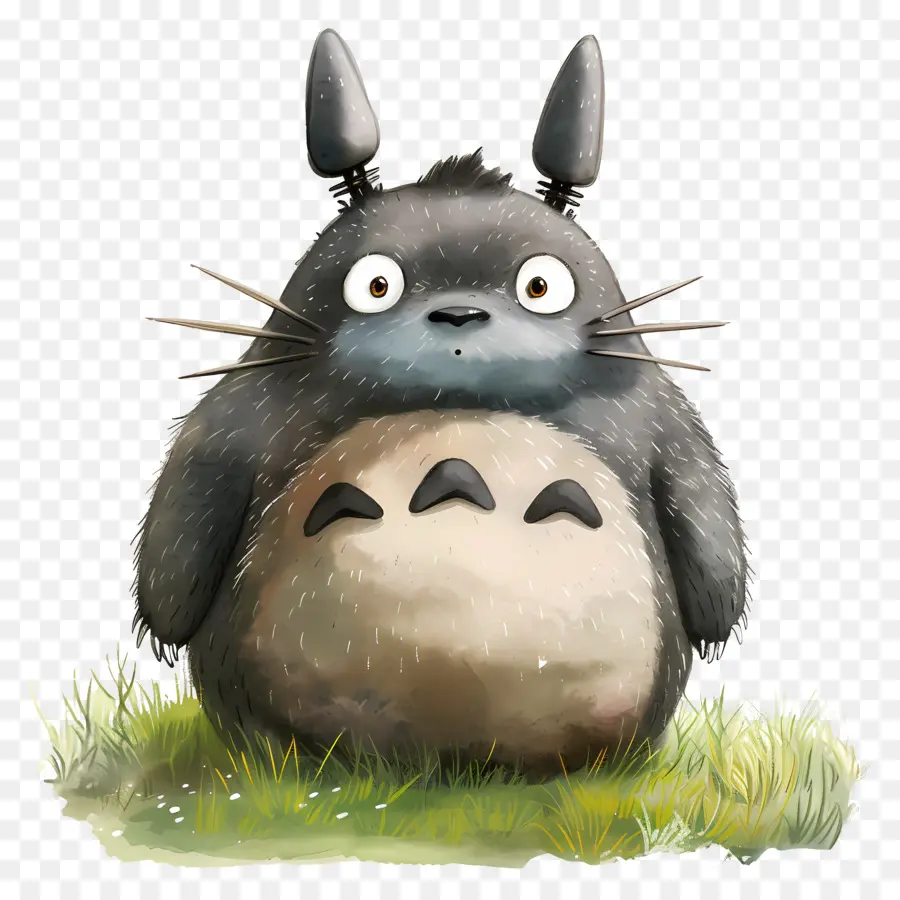 Totoro，Criatura De Desenho Animado PNG