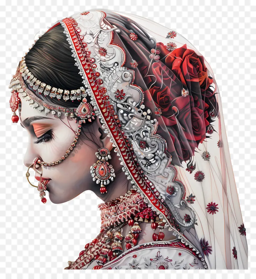 Casamento Hindu，Vestido De Noiva PNG