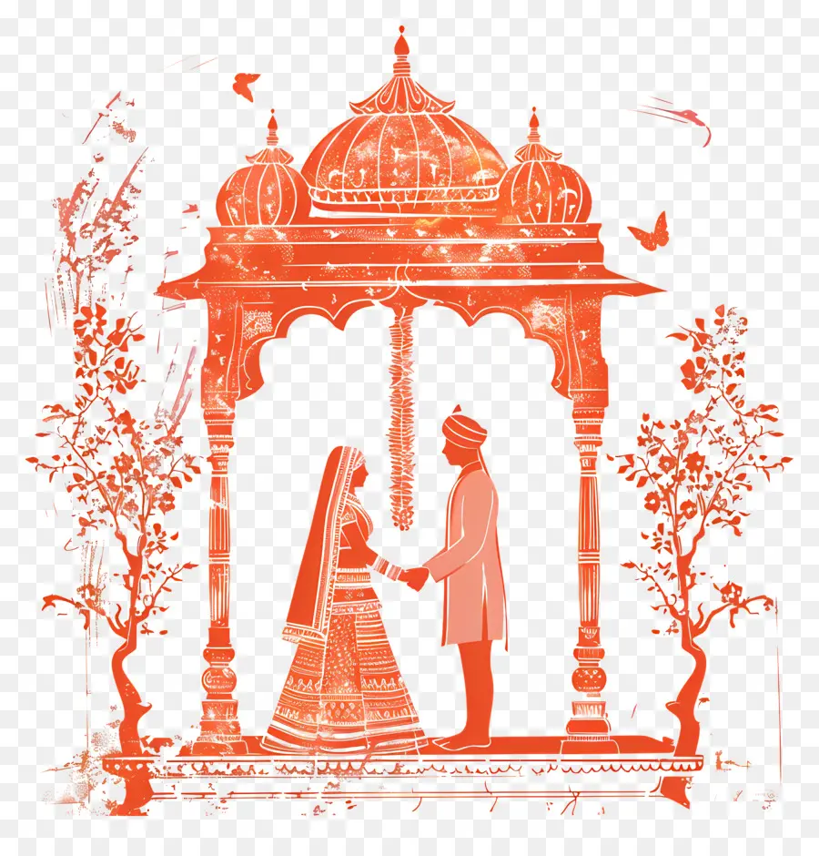 Casamento Hindu，Noiva PNG