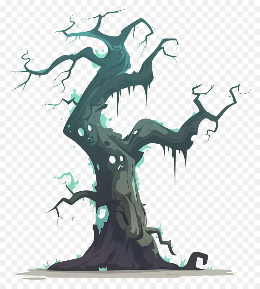 Árvore Assustadora，Assustador árvore PNG