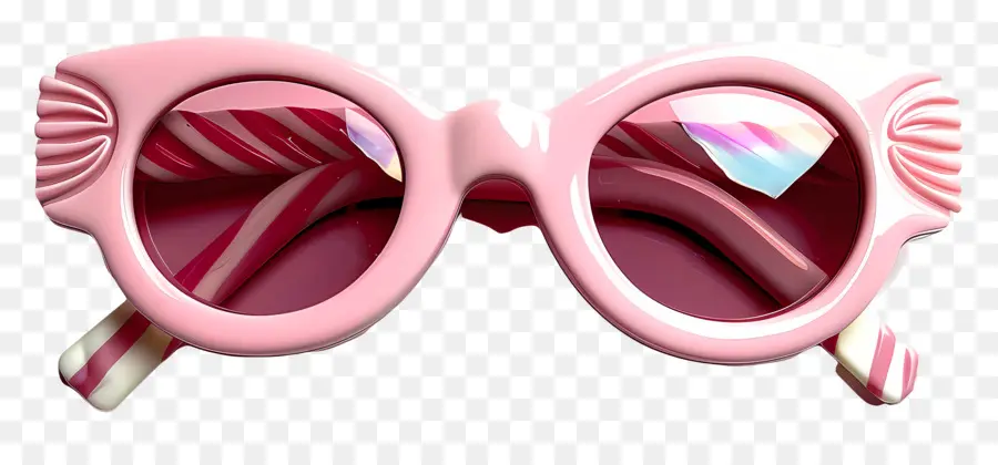 Design De óculos De Sol，óculos De Sol Cor De Rosa PNG