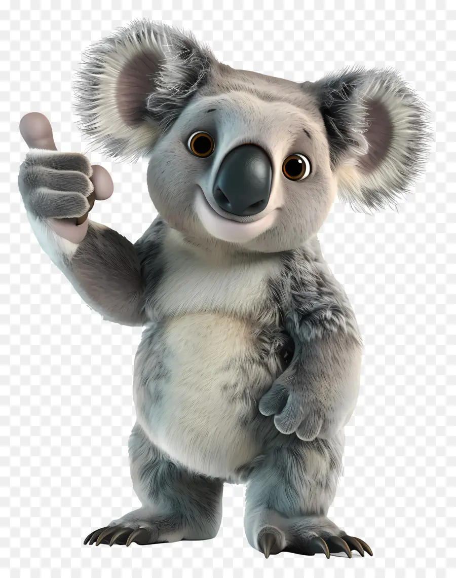 Polegar Para Cima，Koala PNG