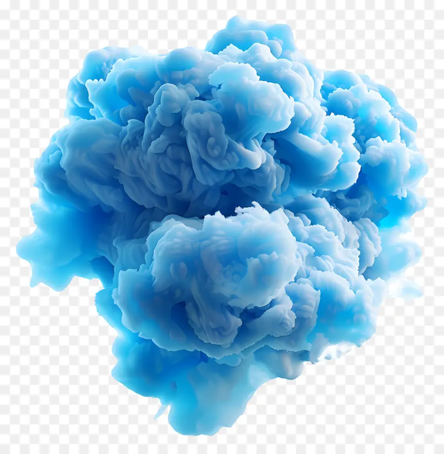 Nuvem，Fumaça Azul PNG
