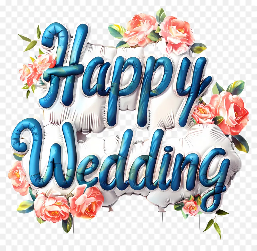 Casamento Feliz，Buquê De Casamento PNG
