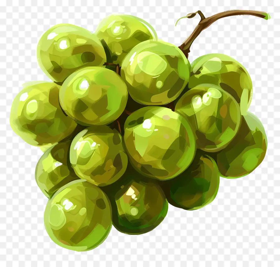 Verde Uvas，Fresh Fruit PNG
