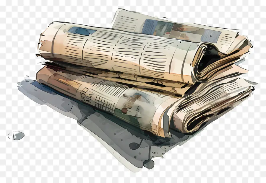 Jornal，Jornais Antigos PNG