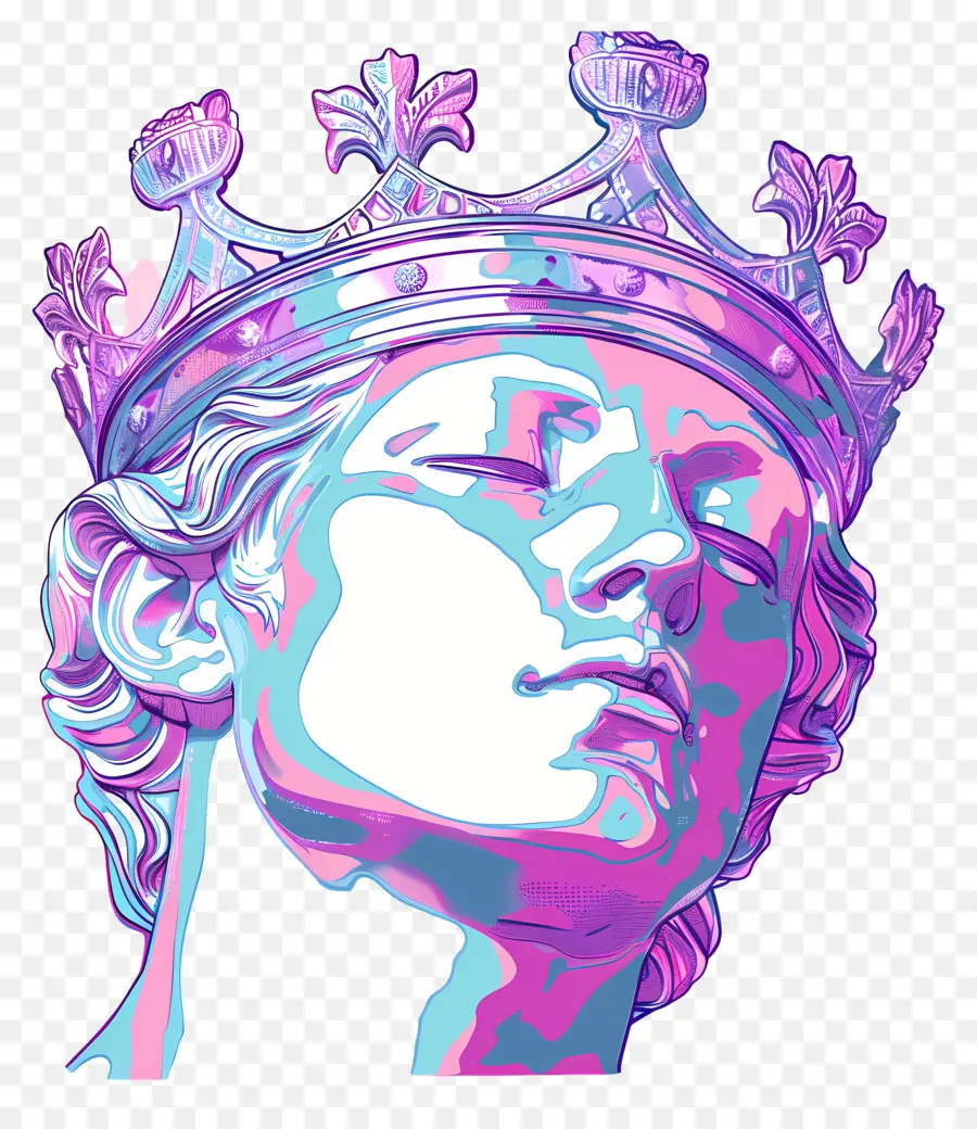 Coroa De Vapores，Vaporwave PNG