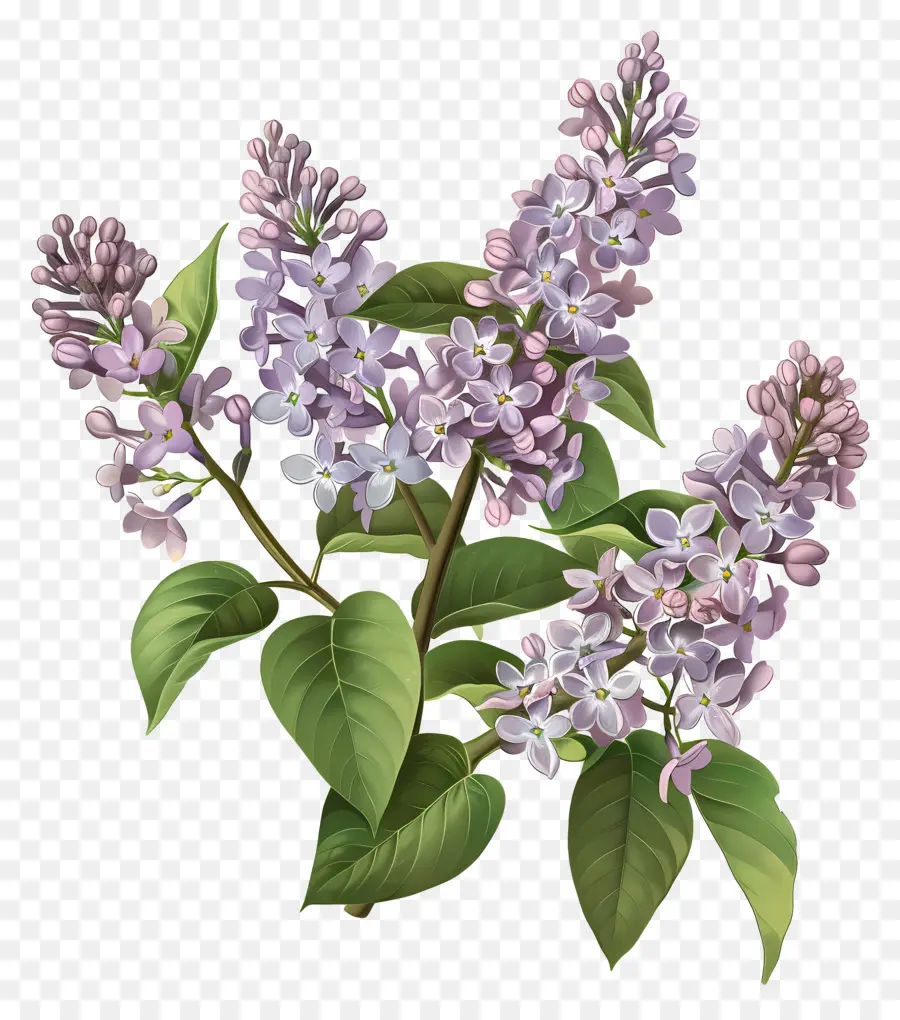Flores Lilás，Lilacs PNG