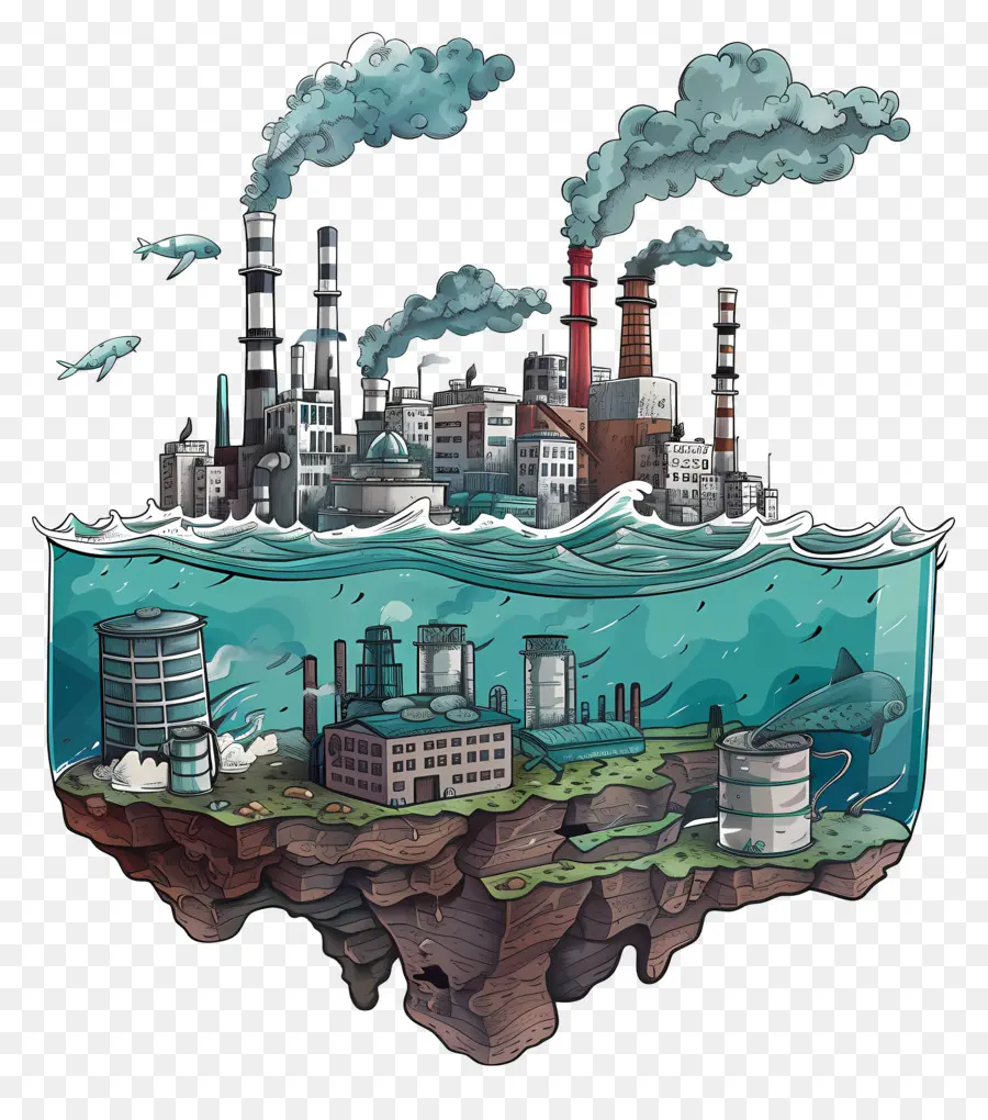 Poluição Da água，Poluição PNG