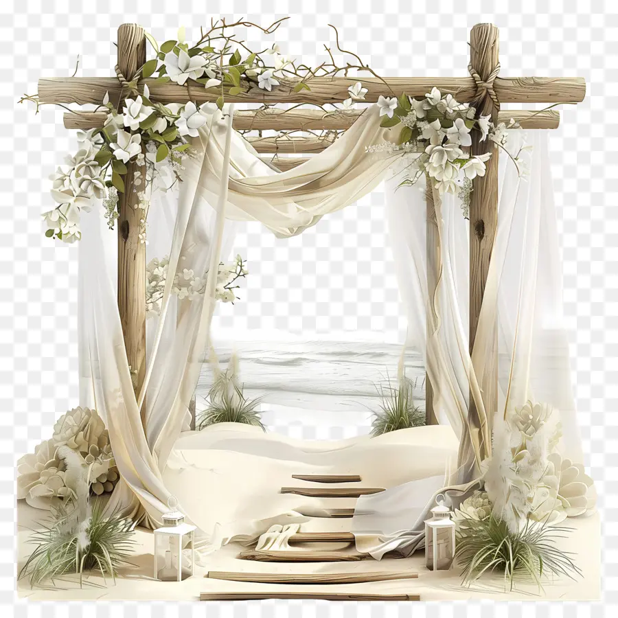 Casamento De Praia，Casamento Arco PNG