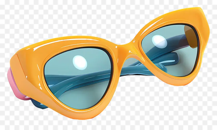 Design De óculos De Sol，Amarelo óculos PNG