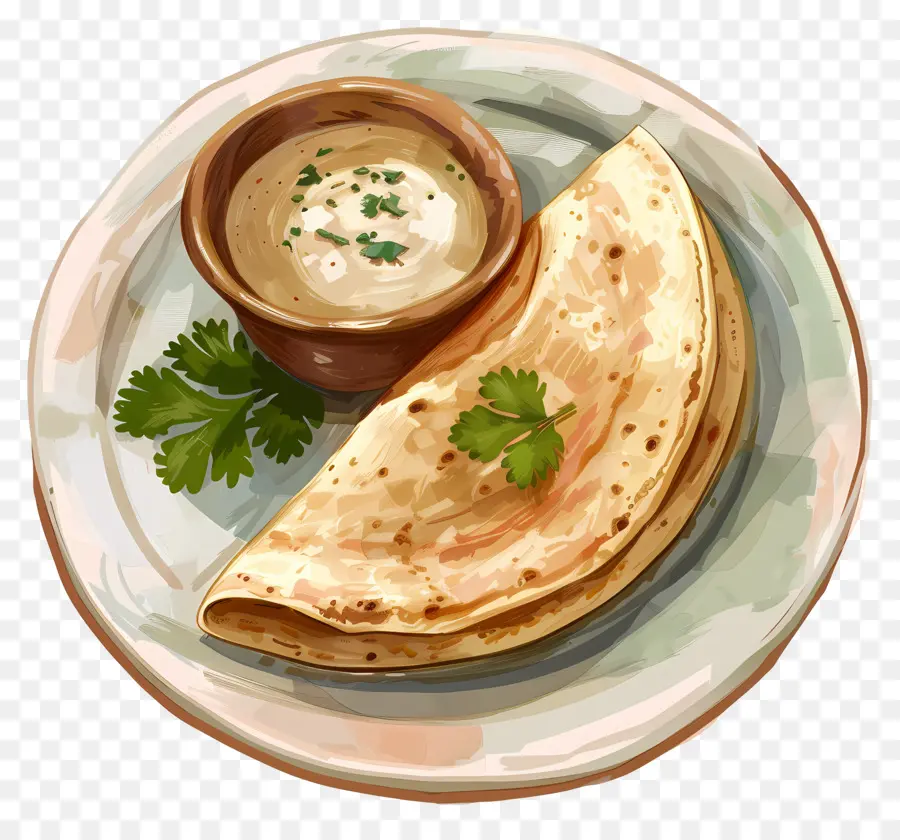 Dosa Indiana，Dosa PNG