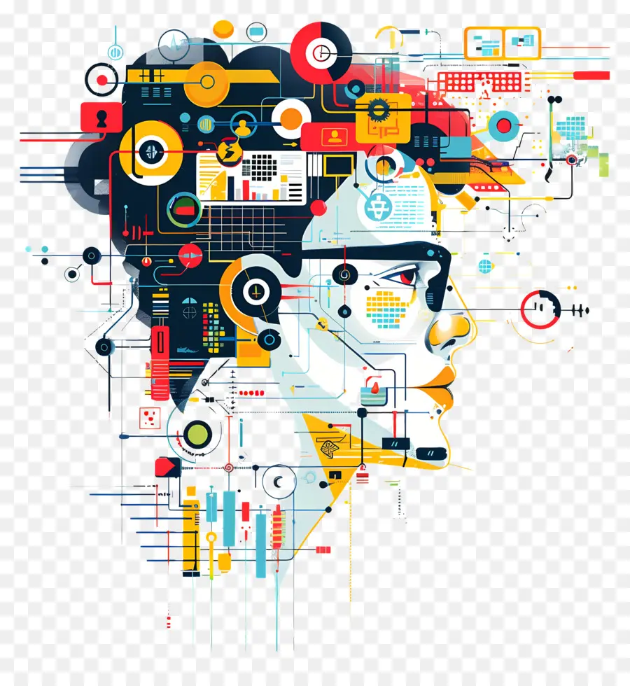 Big Data，Interface Futurista PNG