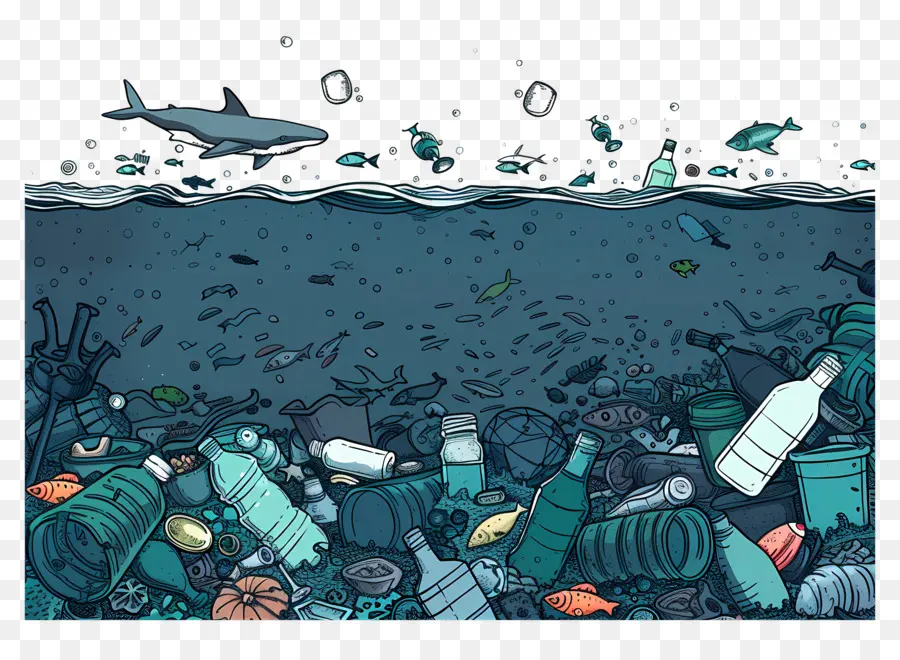 Resíduos De Plástico，Impacto Ambiental PNG