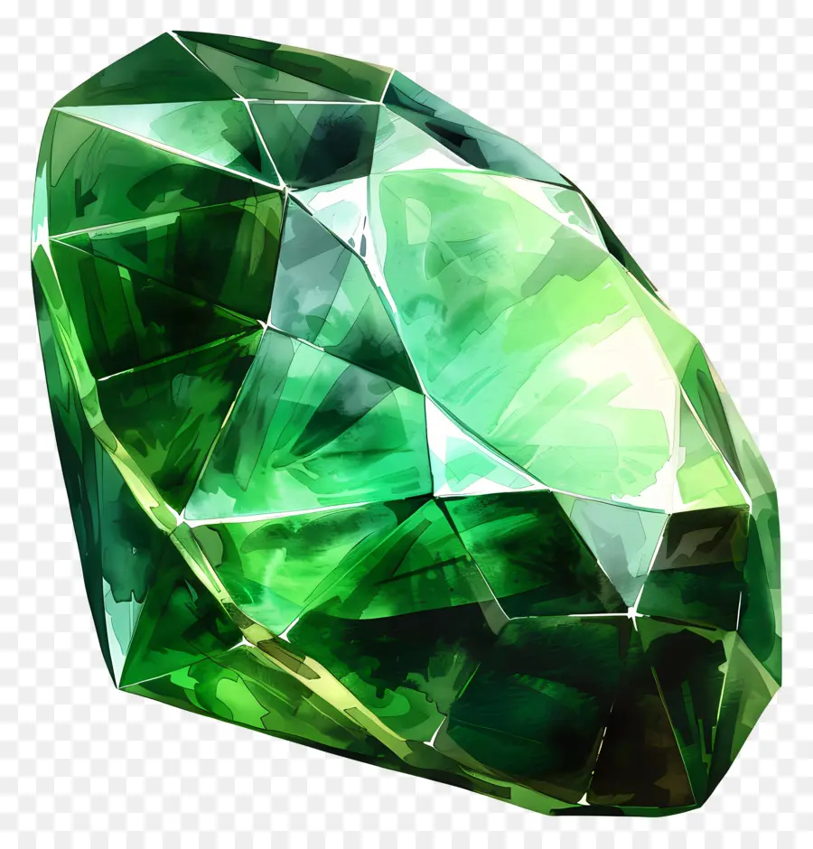 Pedra Gemald，Diamantes Verdes PNG