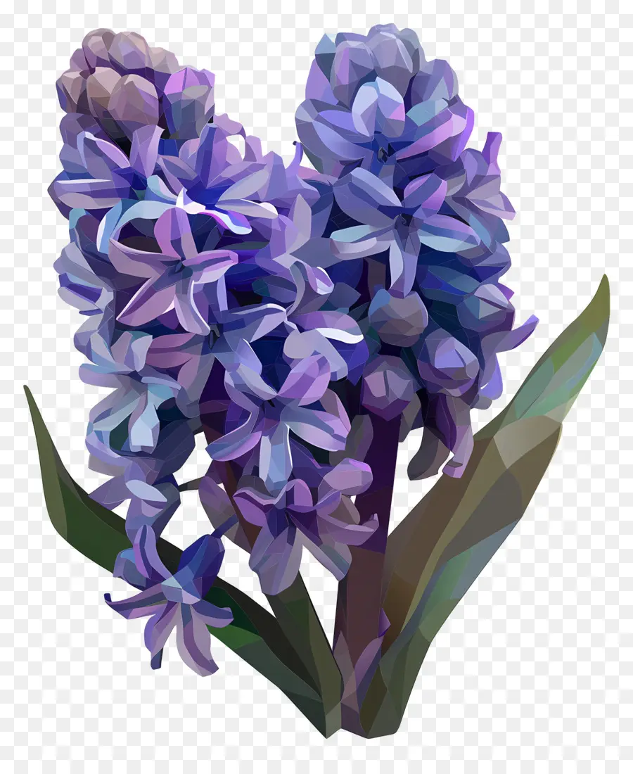 Digital Flor，Flores Roxas PNG