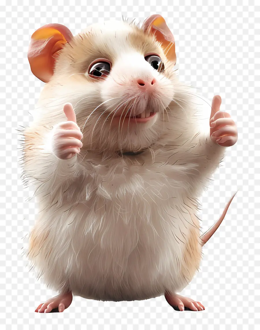 Polegar Para Cima，Hamster PNG