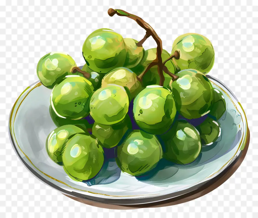 Uvas Verdes，Placa PNG