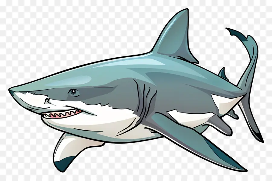 Bull Shark，Grande Tubarão Branco PNG