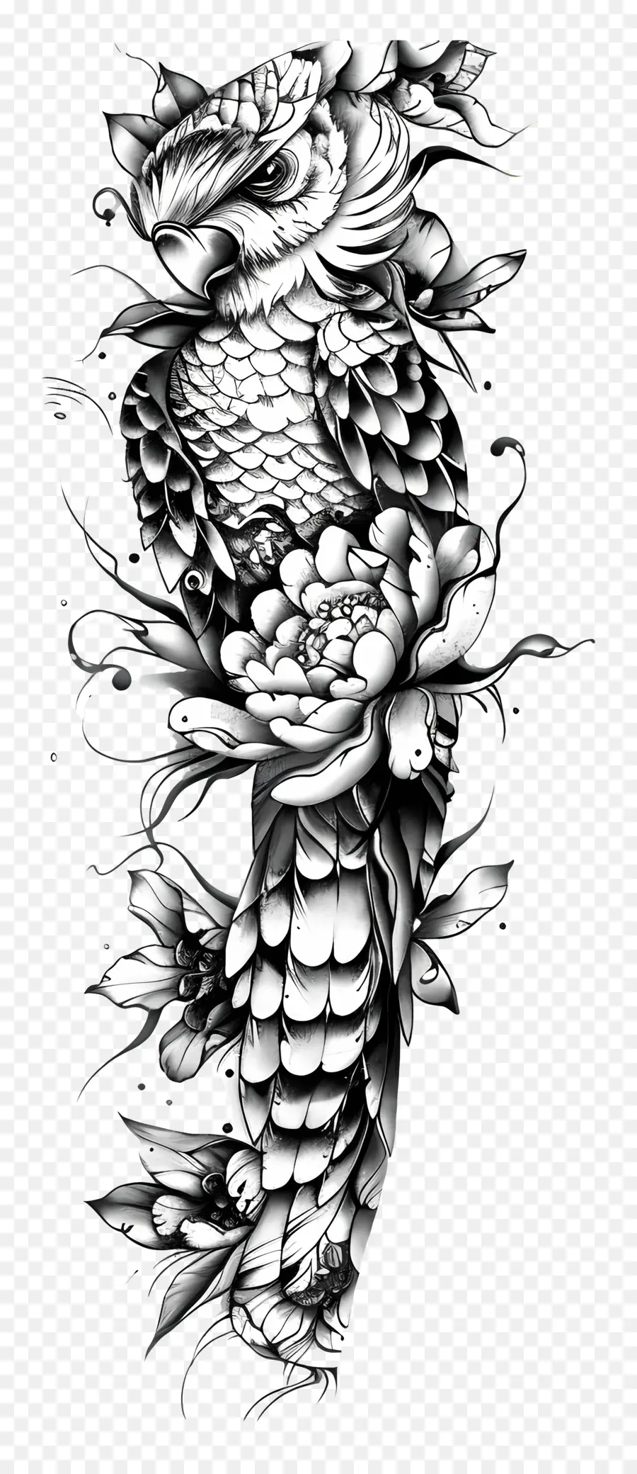 Sleeve Tatuagem，Tatuagem De águia PNG