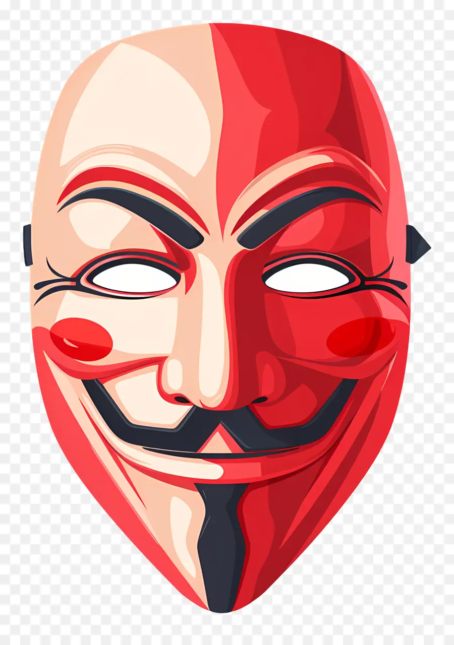 Anônimo，Fawkes Mask PNG