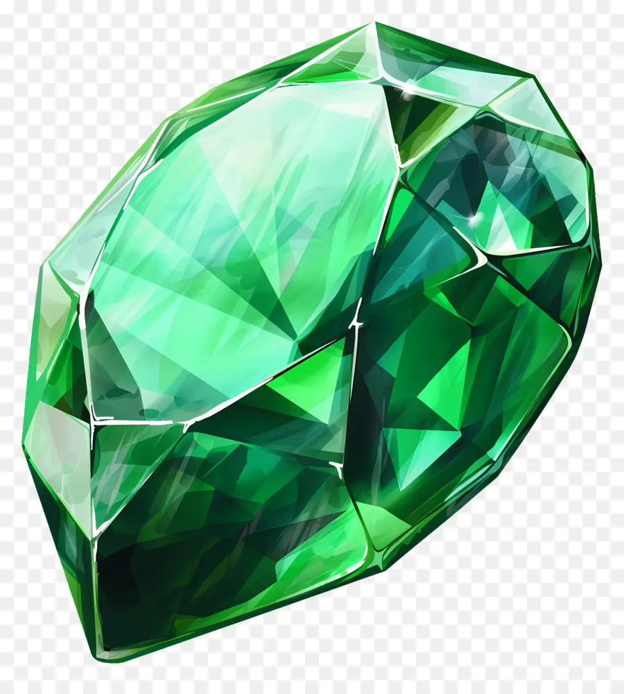 Pedra Gemald，Pedra Preciosa Verde PNG