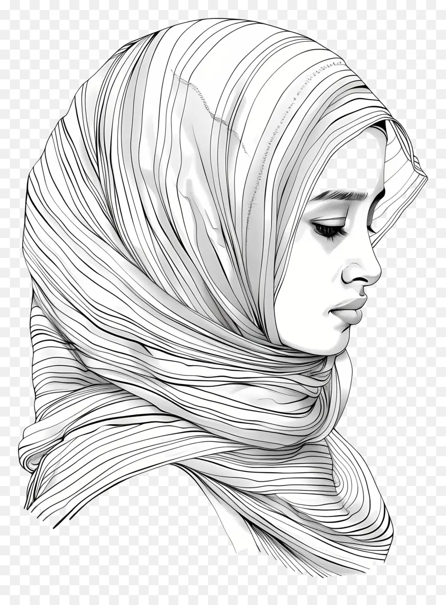 Hijab，Islâmica Mulher PNG