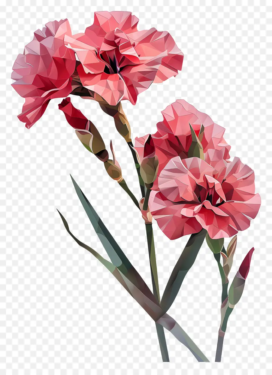Digital Flor，Flor Rosa PNG