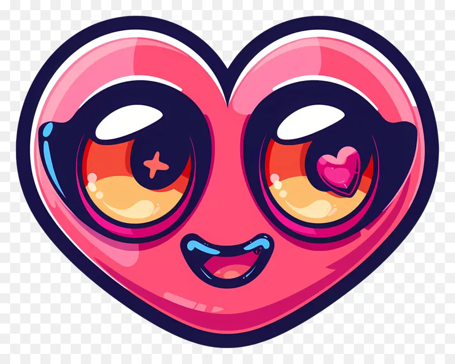 Emoji Coração，Bonito PNG