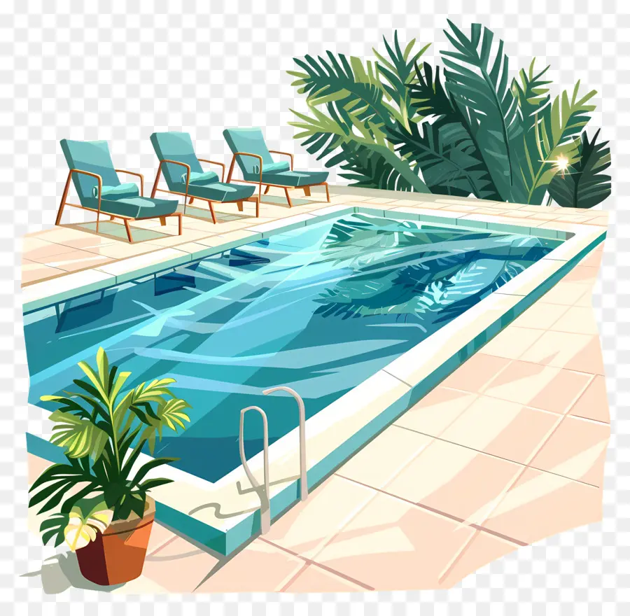 Piscina，Casa Moderna PNG