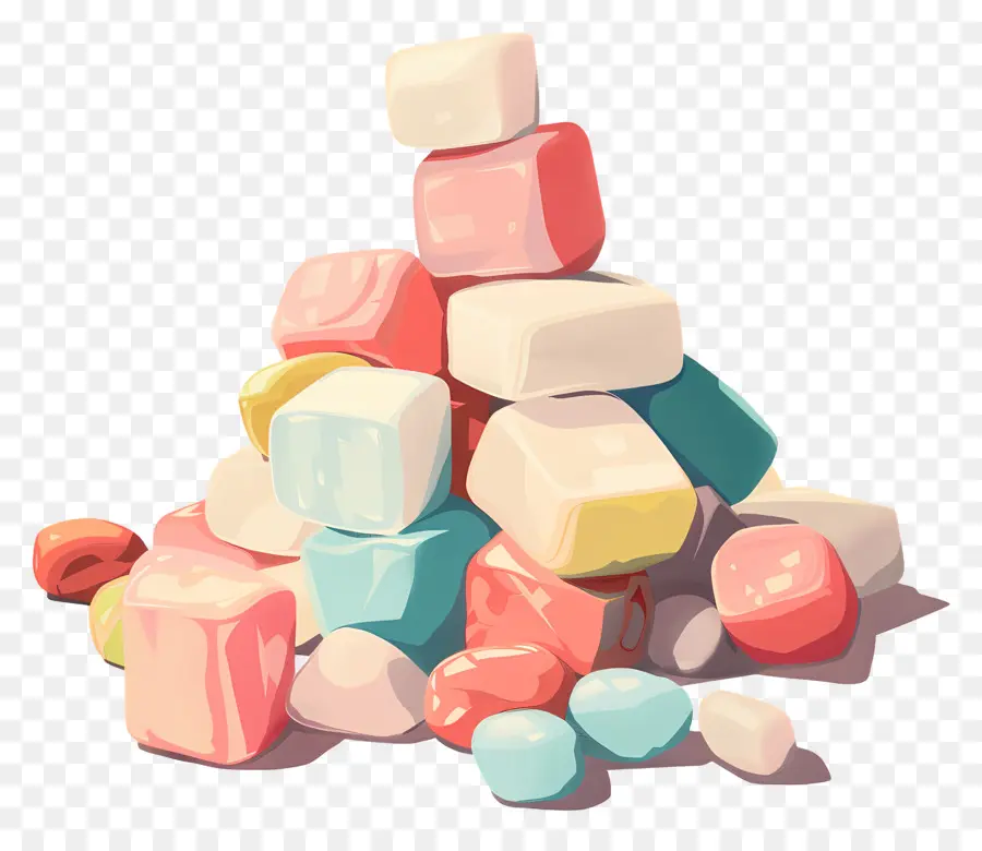 Açúcar，Marshmallows PNG