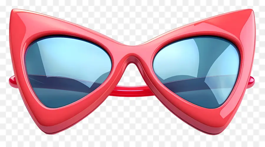 Design De óculos De Sol，óculos Vermelho PNG
