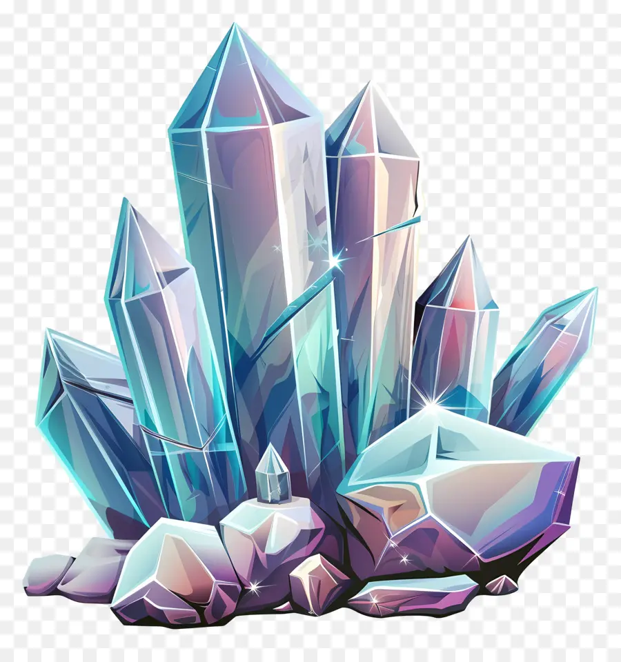 Cristal，Formação De Cristal PNG