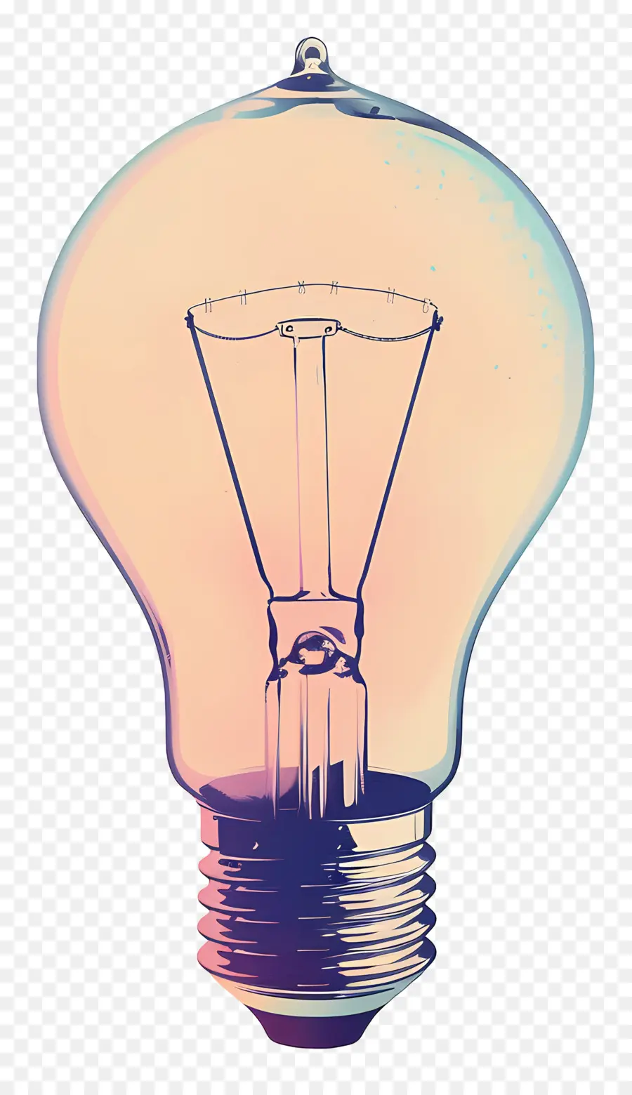 Luz Do Bulbo，Lâmpada Elétrica PNG