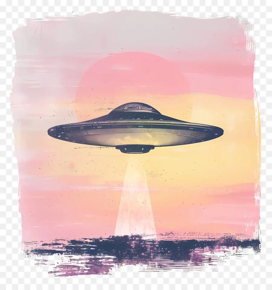 Ufo，Pôr Do Sol PNG